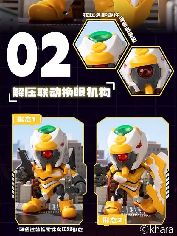 Preorder SSK-EVA-01 Super Actionable Blind Box 6 pcs set (Q Version • Blind Box • Super Movable)
