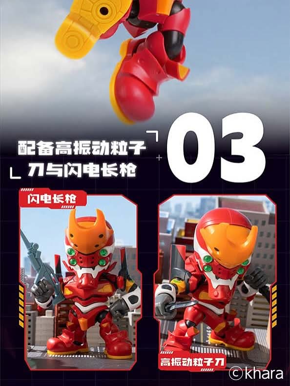 Preorder SSK-EVA-01 Super Actionable Blind Box 6 pcs set (Q Version • Blind Box • Super Movable)