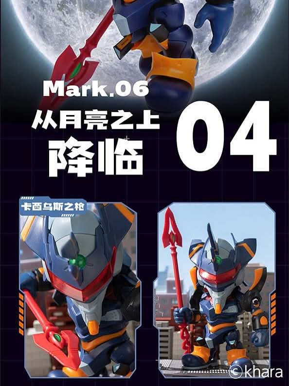 Preorder SSK-EVA-01 Super Actionable Blind Box 6 pcs set (Q Version • Blind Box • Super Movable)