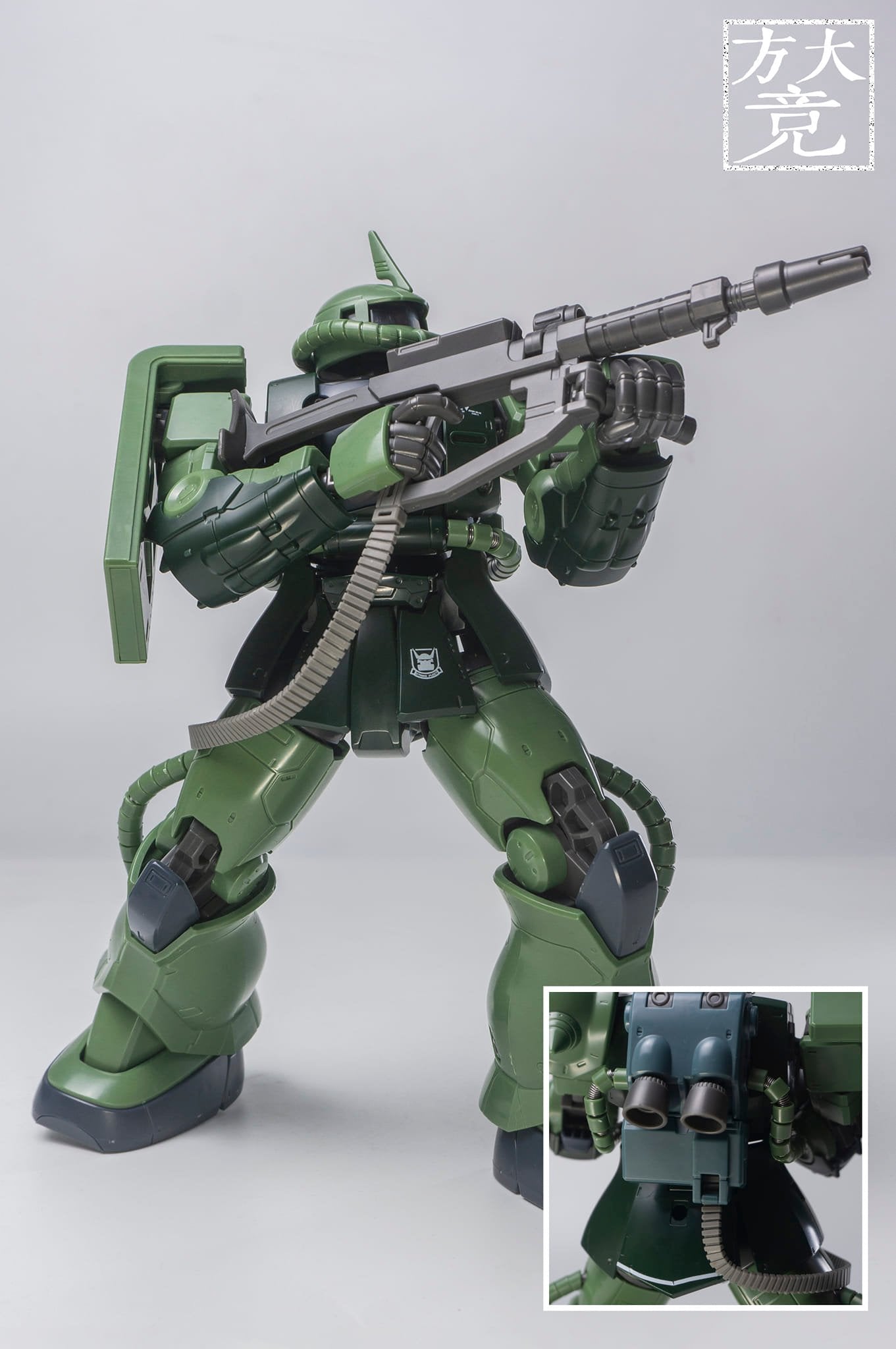 Ready Stock 方大竟 1/72 GTO绿扎古 green zaku