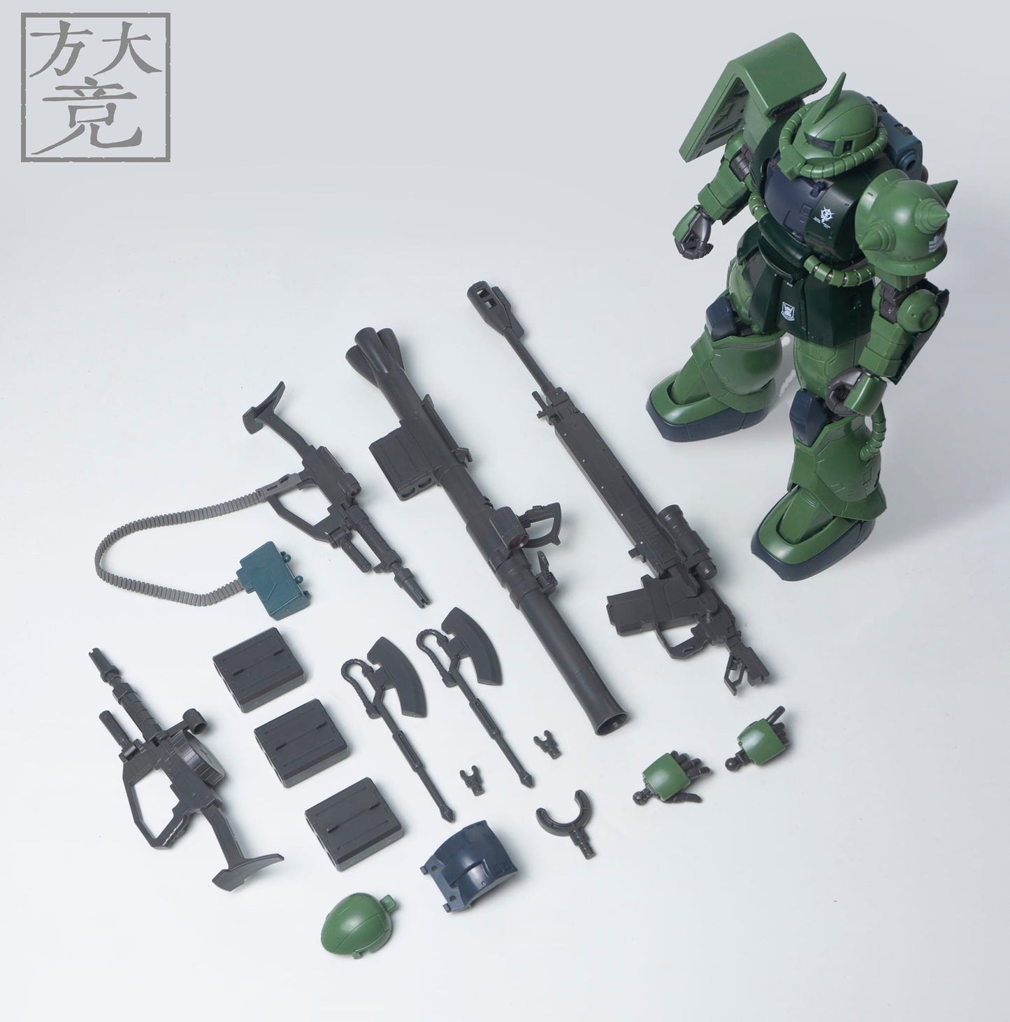 Ready Stock 方大竟 1/72 GTO绿扎古 green zaku