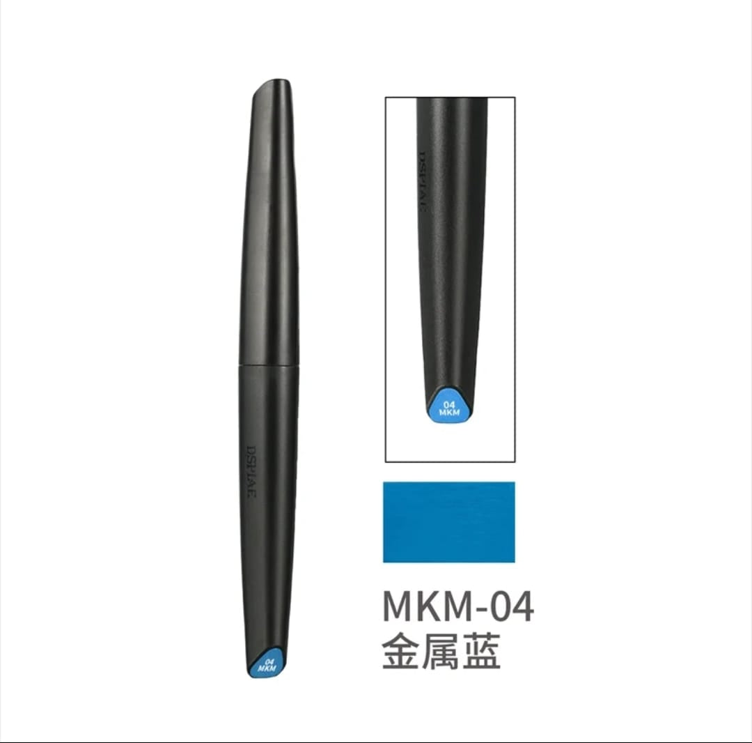 MKM-04 DSPIAE Metallic Blue Soft Tipped Marker