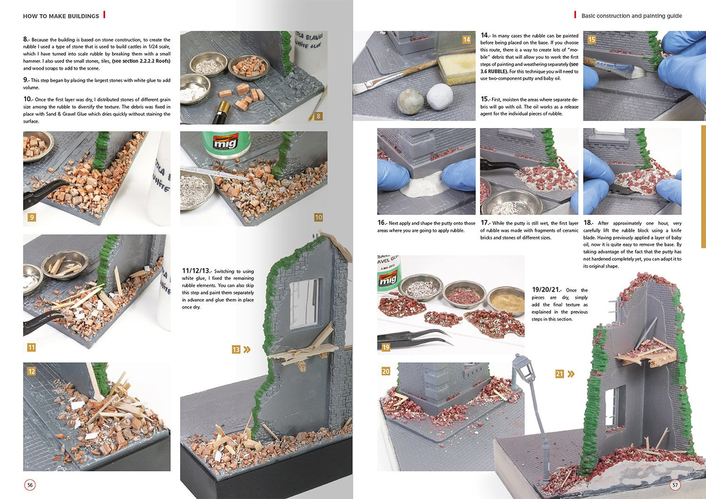 6135 HOW TO MAKE BUILDINGS. BASIC CONSTRUCTION AND PAINTING