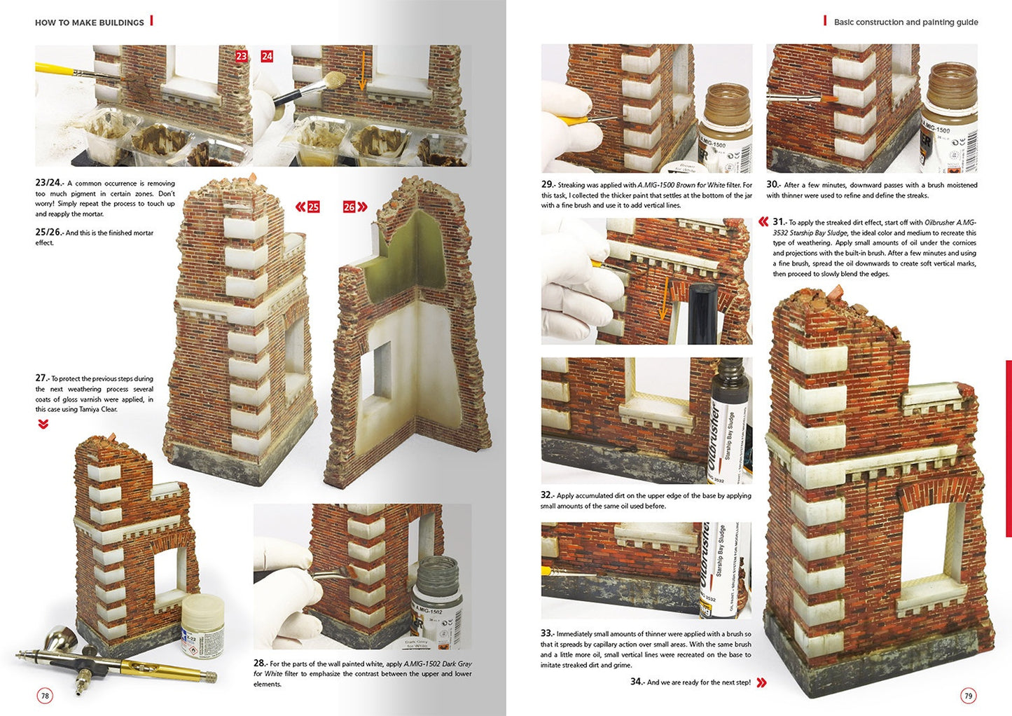 6135 HOW TO MAKE BUILDINGS. BASIC CONSTRUCTION AND PAINTING