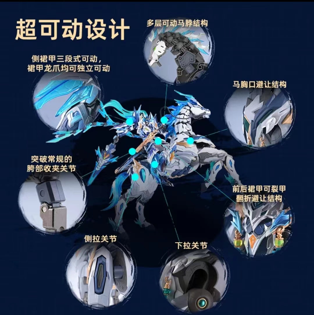 PREORDER MNP-XH05 ZHAO YUN 赵云 + WHITE DRAGON HORSE 玉兰白龙驹 Q1 2025
