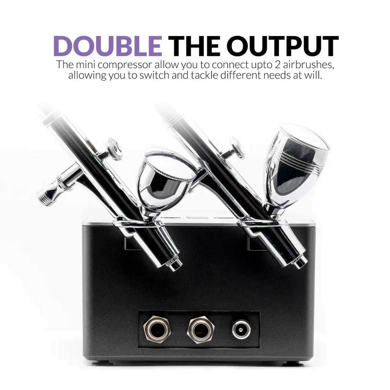 Preorder Gaahleri Airbrush Kit, Ambition Series GTS-06, Airbrush & Air Compressor | With Air Control
