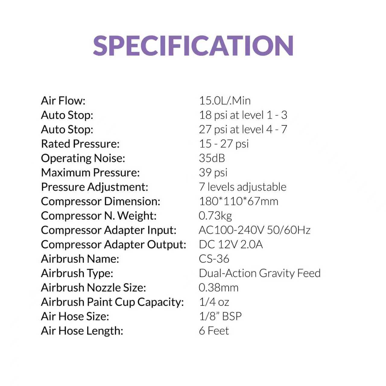 Preorder Gaahleri Airbrush Kit, Ambition Series GTS-06, Airbrush & Air Compressor | With Air Control