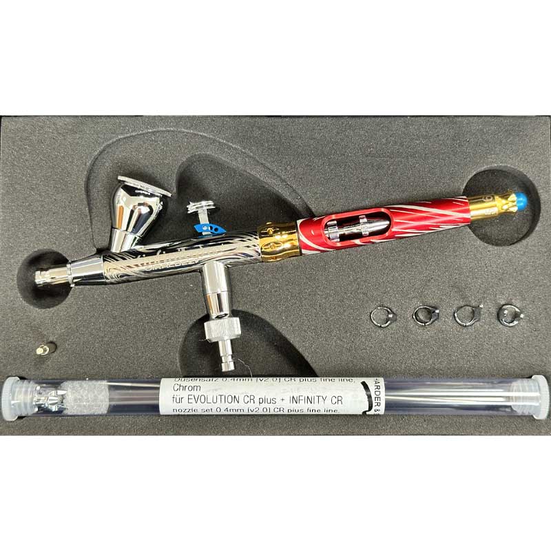 GIRALDEZ INFINITY CR PLUS 2 IN 1 AIRBRUSH (0.2MM) & 0.4MM