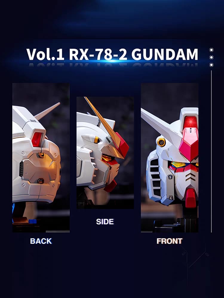 Ready stock  VOL 1 RX78 head burst Original Bandai Licensed Products