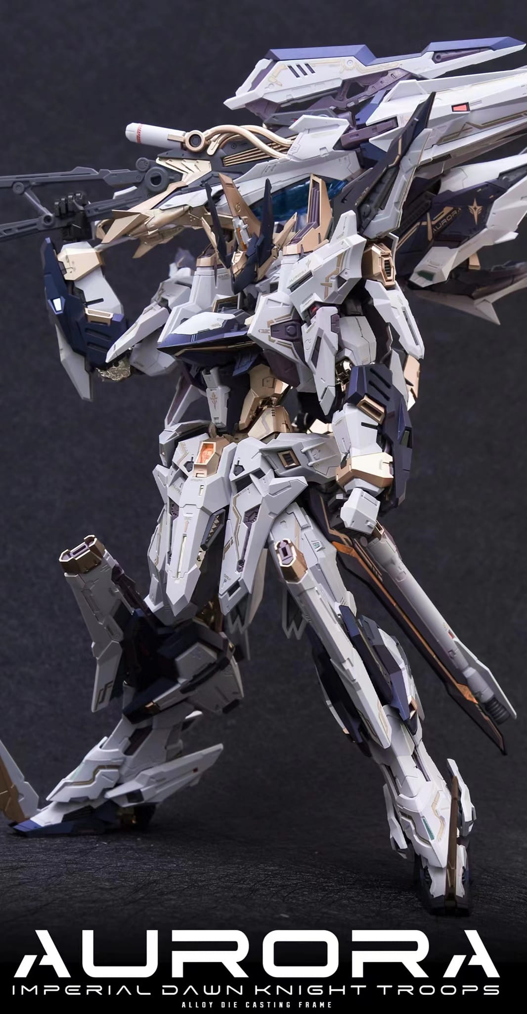 Ready stock - In Era+ X Perfection Metal Design 1/100 Aurora Imperial Dawn Knight Troops