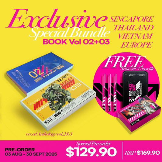 Preorder Eday Vol 2 + Vol 3 Book + Free Vol 3 Nano Glass File set  for Singapore/Thailand/Vietnam/Europe
