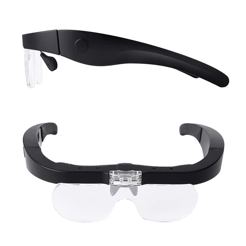 Rechargeable 5X Magnifying Headset with 2 LED - 11537DC