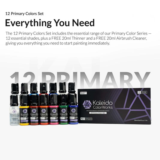 Preorder GAAHLERI KALEIDO 12 COLOR PRIMARY SET