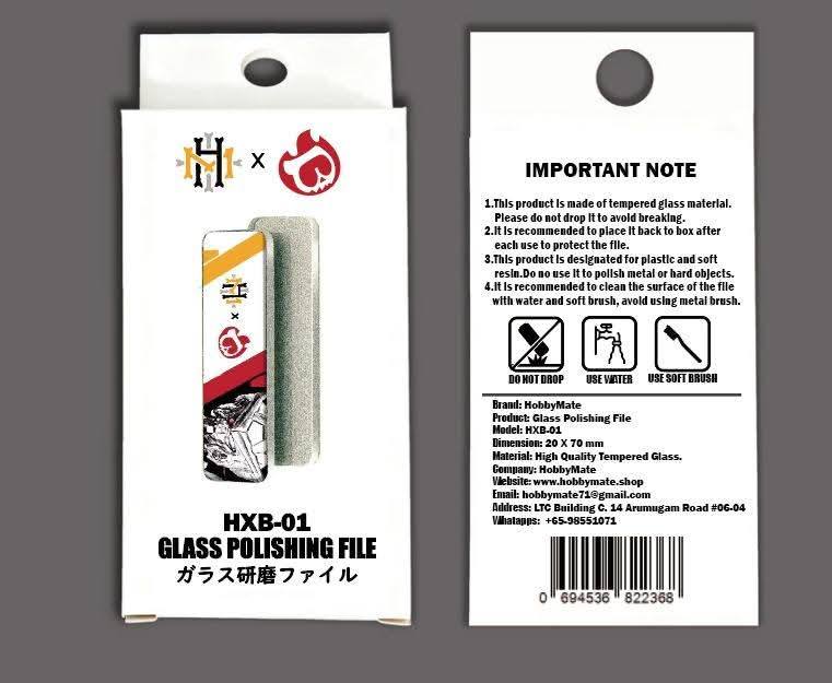 Ready Stock - HobbyMate X Becky Customizer Glass Polishing File (HXB-01)