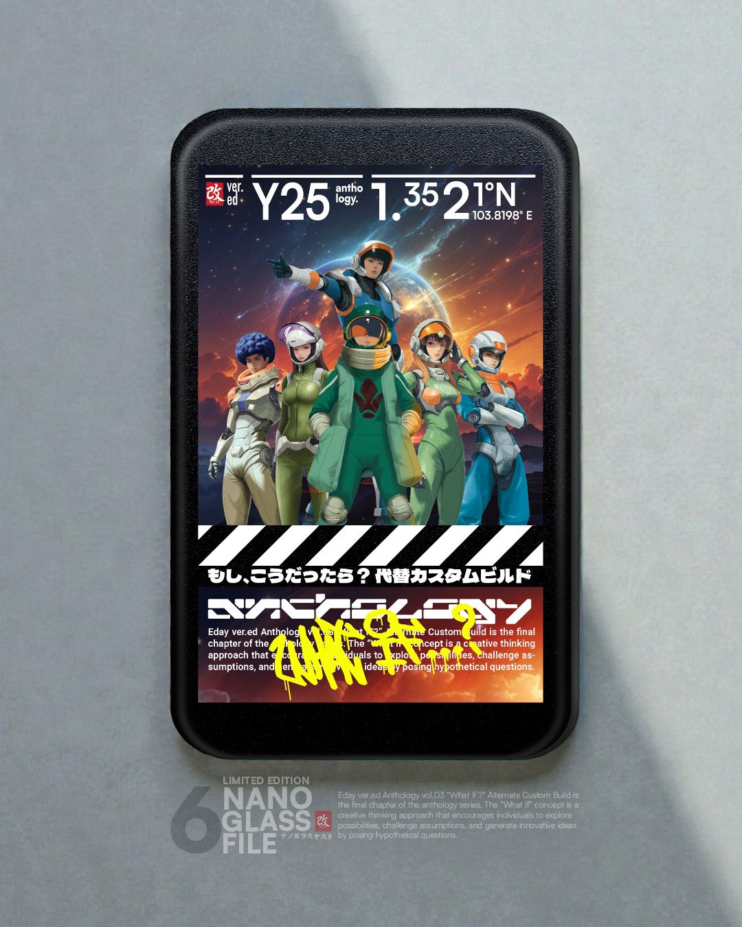 Ready Stock -  EDAY Vol. 3 “What If” Edition Book Nano Glass File Collection!