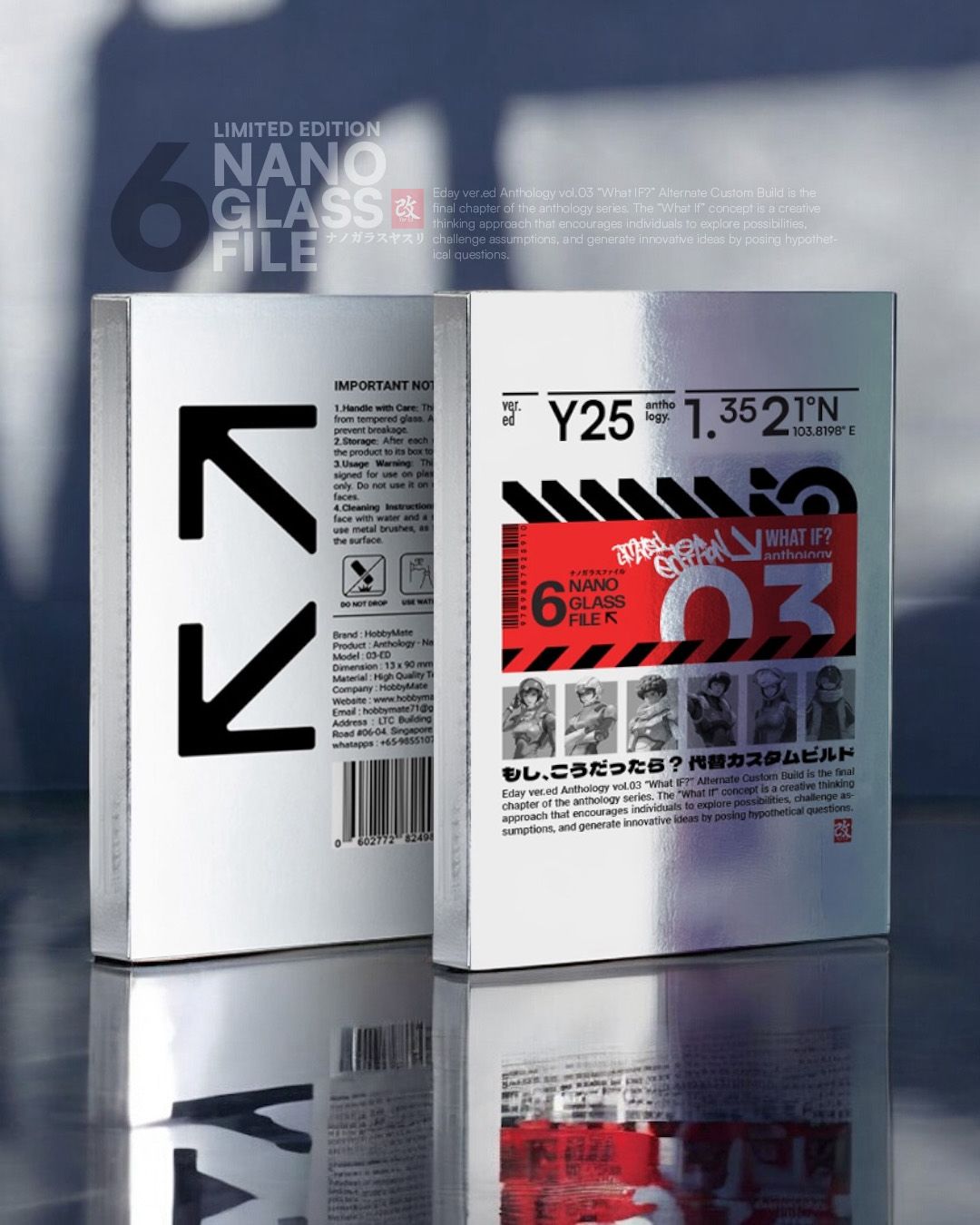Ready Stock -  EDAY Vol. 3 “What If” Edition Book Nano Glass File Collection!