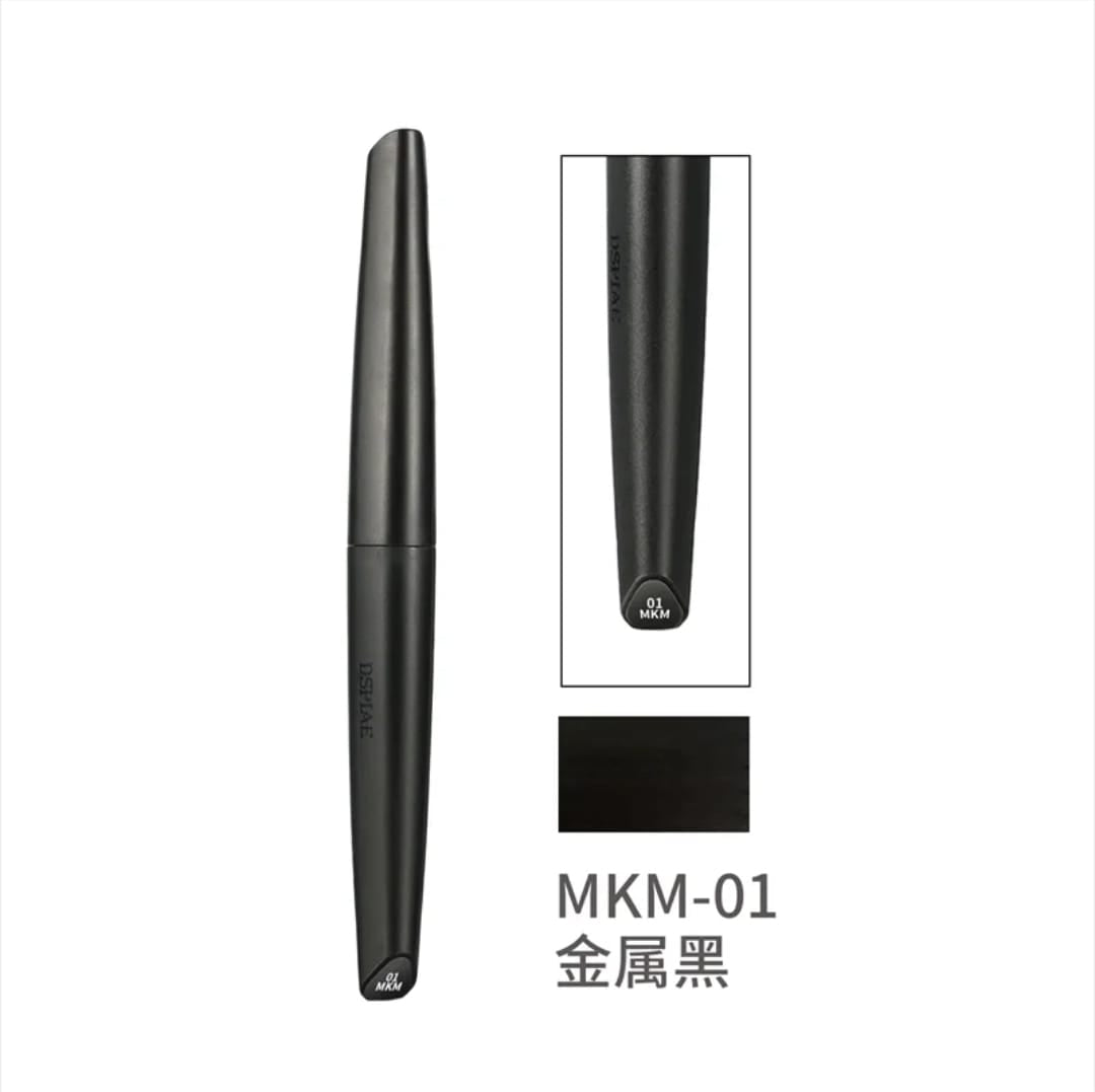 MKM-01 DSPIAE Metallic Black Soft Tipped Marker