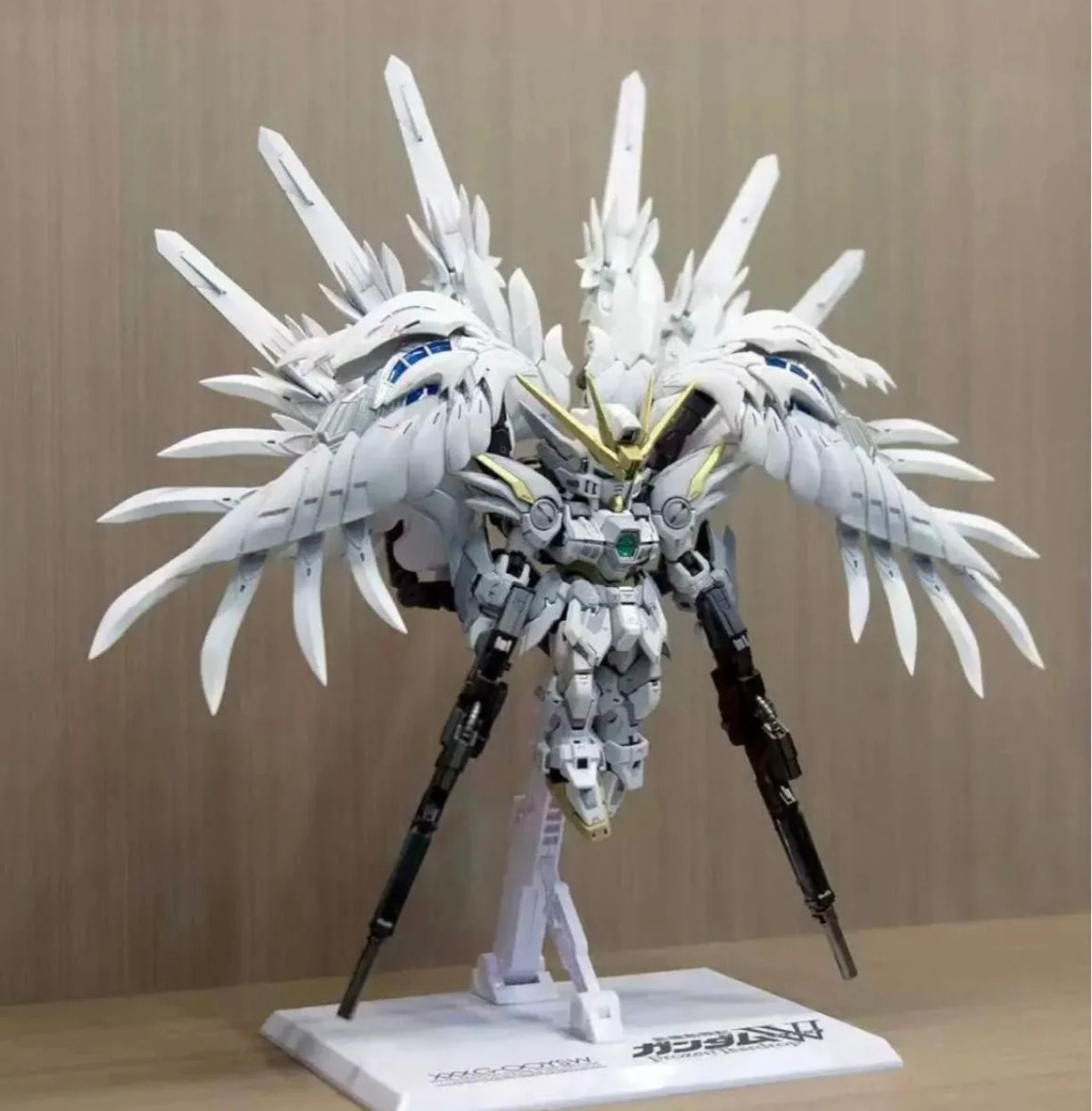 Ready Stock SNOW WHITE PRELUDE UNIT for MGSD WING ZERO EW