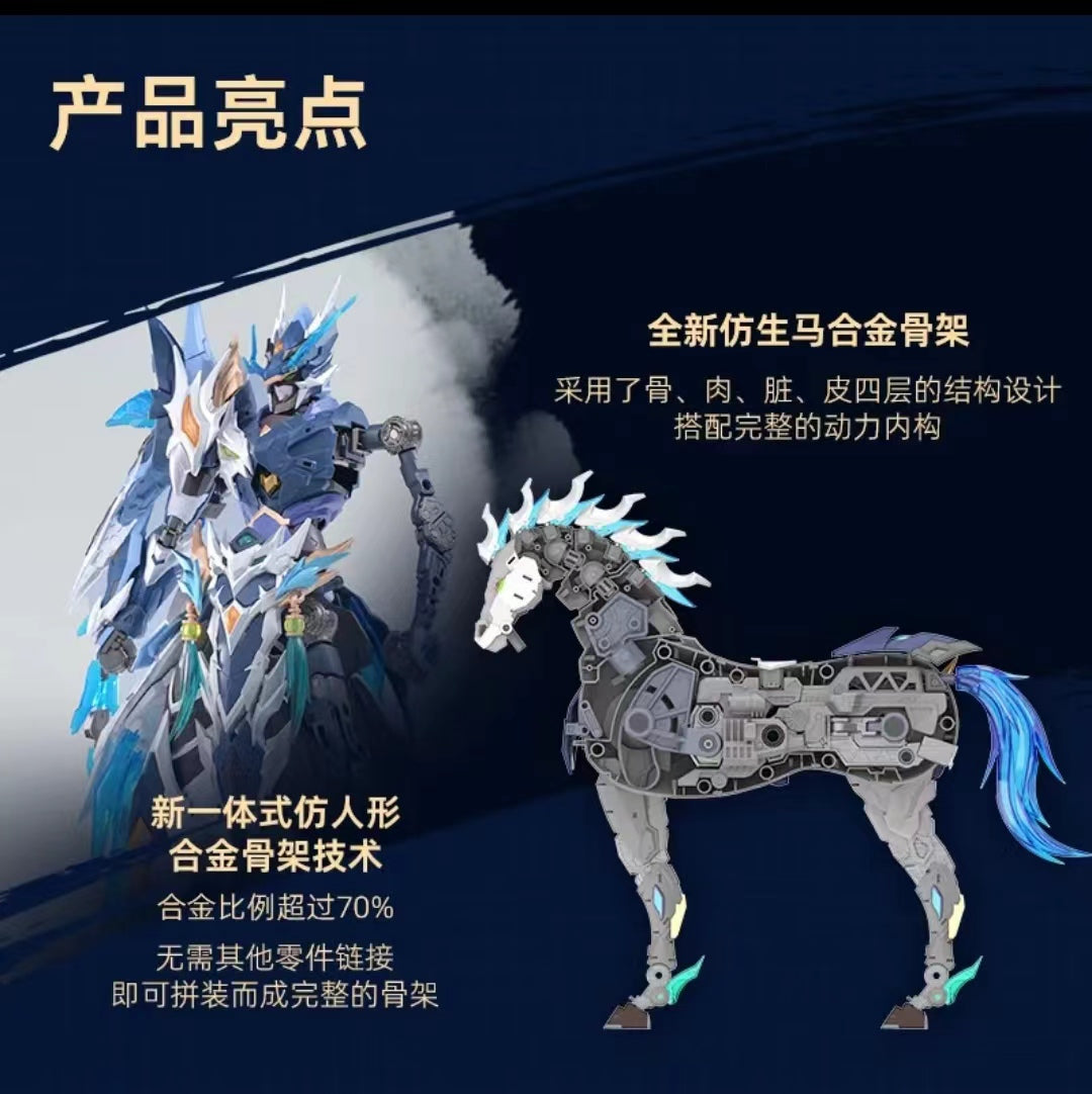 PREORDER MNP-XH05 ZHAO YUN 赵云 + WHITE DRAGON HORSE 玉兰白龙驹 Q1 2025