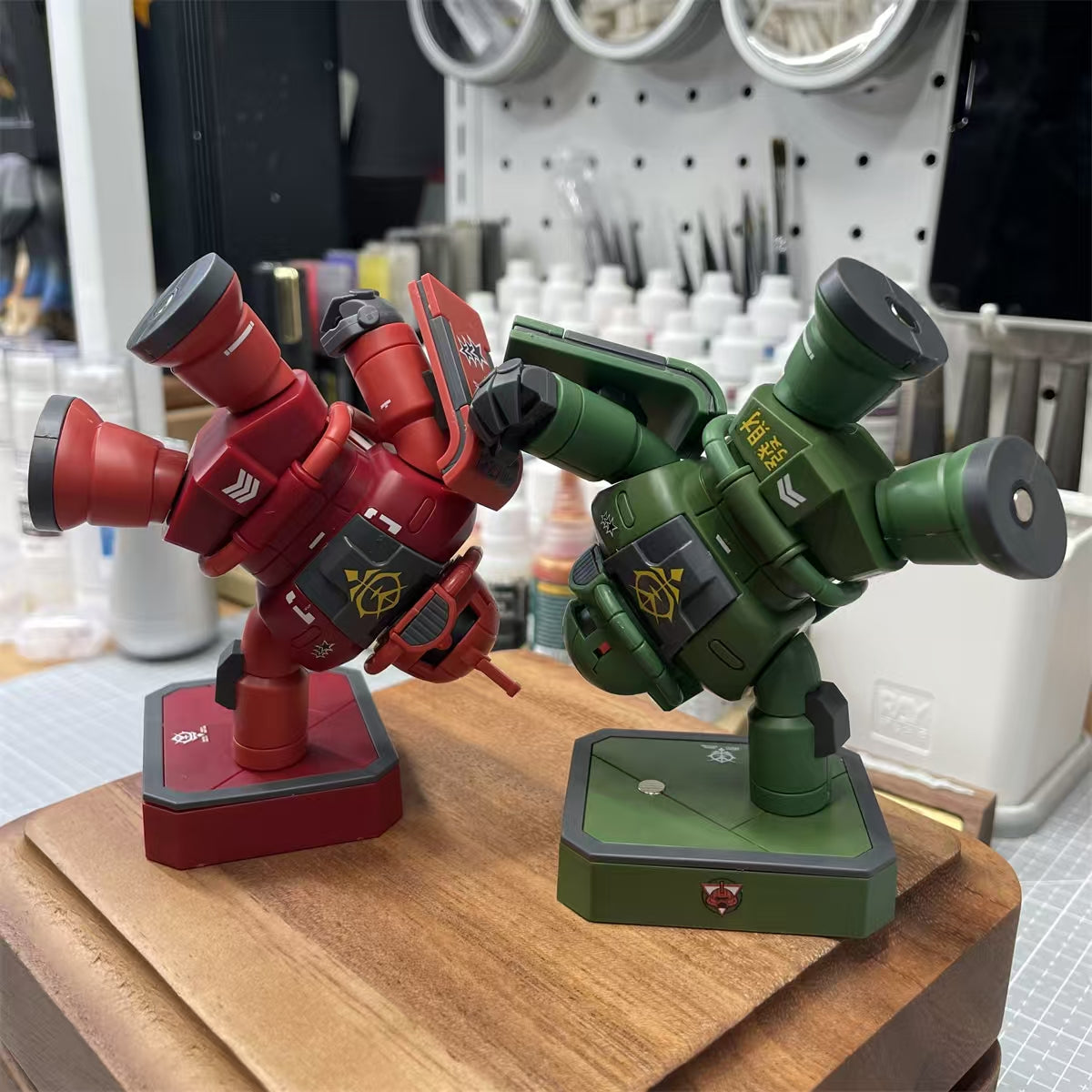 Ready Stock  set of 2 FatGuy Zaku Green and Red set