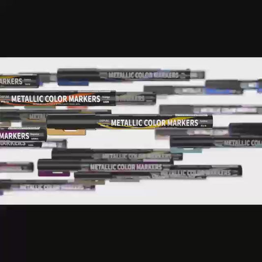 Dspiae Metallic Marker set 12 pcs set - READY STOCK